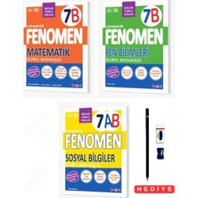 Fenomen Yayıncılık 2027 7.sınıf Matematik Fen Bilimleri Sosyal Bilgiler B Soru Bankası 3 Kitap Set Türkiye Yüzyılı Maarif Modeline Uygundur Kalem Seti Hediyeli