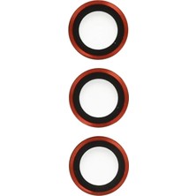 Zenviaa Samsung Galaxy S23 Plus Metal Kamera Lens - Kırmızı ZENVIAA365423