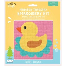 Hello Crafts HC508 Baskılı Goblen Kiti - Ördek