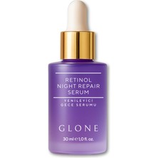 Rafta Glone Retinol Yenileyici Gece Serumu 30ML | Retinol, Niacinamide & Hyaluronik Asit Içeren Anti-Aging Serum