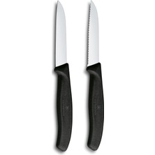 Rafta Victorinox 6.7493.2 Swiss Classic 2li Soyma Bıçağı Set, Siyah