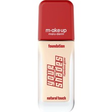 Rafta Make Up Maruderm Pürüzsüz Görünüm Sağlayan Yarı Mat Bitişli Uzun Süre Kalıcı Fondöten 1n 30 ml