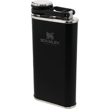 Rafta Stanley Klasik Cep Matarası 0.23 Litre - Mat Siyah | Paslanmaz Çelik