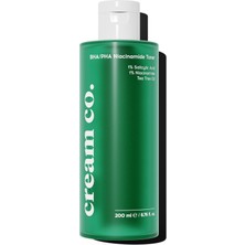 Rafta Cream Co. Akne & Siyah Nokta Karşıtı Gözenek Sıkılaştırıcı Bha/pha Niacinamide Salisilik Asit Tonik 200 ml