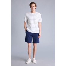Rafta Defacto Regular Fit Düz Paça Twill Şort G7252AX26SM