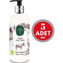 Rafta Eyüp Sabri Tuncer Doğal Eşek Sütlü Sıvı Sabun 500 ml x 5 Adet