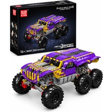 Mould King 18009 Mor Altın 6x6 Tırmanış Aracı Yapım Seti | 2.014 Parça