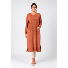 Moda Abad Tbt Önü Çiçek Desenli Merserize Tunik 36231