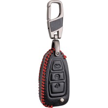 Rafta Alisveristime Deri Anahtar Kılıfı (Ford Fiesta, Focus, Mondeo, C Max, Kuga, Tourneo ile Uyumlu)