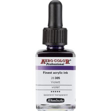 Rafta Schmincke Aero Color Professional Akrilik Airbrush Mürekkebi 28 ml 305 Violet