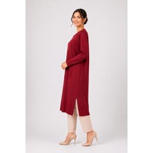 Moda Abad Tbt Önü Çiçek Desenli Merserize Tunik 36231