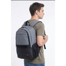 Rafta Byhakan PL-0303 Unisex Okul ve Seyahat Çantası Füme