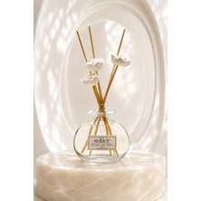 Rafta Beyaz Çiçekler Seramik Taş Çiçekli Çubuklu Oda Kokusu White Flowers 80 ml