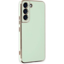 ENCO Samsung Galaxy S22 Plus Kılıf Volet Silikon - Açık Yeşil