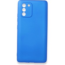 ENCO Samsung Galaxy A91 / S10 Lite Kılıf First Silikon - Mavi