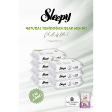 Rafta Sleepy Natural Yenidoğan Islak Bebek Havlusu 7 Al 6 Öde 60'lı ve Bebe Pamuğu