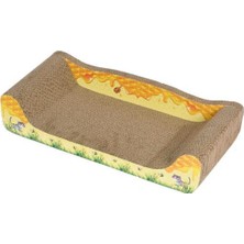 Rafta Glipet Büyük Taht Şekilli Karton Kedi Tırmalama 60X30X12 cm