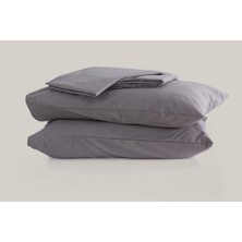 Rafta Sleeptown Celia Pamuk Luxury Yıkanabilir Mevsimlik Otel Nevresimi Tek Kişilik Nevresim 160X220 Antrasit