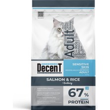 Rafta Decent Premium Somonlu ve Pirinçli Yetişkin Kedi Maması 1,5 kg