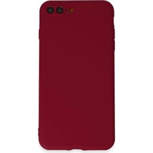 ENCO Apple iPhone 7 Plus Kılıf First Silikon - Bordo