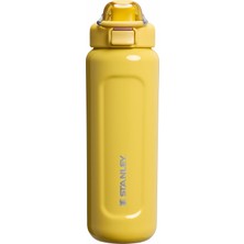Rafta Stanley The Wellspring Bottle Termos Şişe, 0,71 L, Dijon Gloss Çift Duvarlı, Sızdırmaz, Pratik Şişe Kapağı