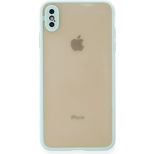 ENCO Apple iPhone Xs Max Kılıf Montreal Silikon Kapak - Turkuaz