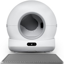 Rafta Xenon Smart Akıllı Otomatik Kedi Tuvaleti Mobil App ile Uzaktan Kontrol Uv Sterilizasyon ve Sensörlü Kum Kabı (Kum Paspası + Koku Tableti ve Çöp Poşeti Hediyeli) X8624