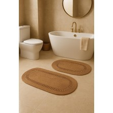 Rafta Jüt Paspas, Doğal Ev Dekorasyonu (Hasır, 50X80 40X60, Düz)