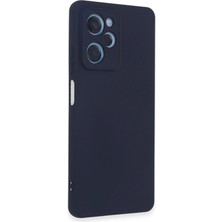 ENCO Xiaomi Poco X5 5g Kılıf Nano Içi Kadife Silikon - Lacivert