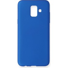 ENCO Samsung Galaxy A6 2018 Kılıf First Silikon - Mavi