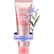 Rafta Kundal Yoğun Onarıcı Durulanmayan Bakım Kremi Protein Bonding No Wash Treatment 130ML Violet Muguet