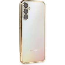 ENCO Samsung Galaxy A54 5g Kılıf Razer Lensli Silikon - Gold