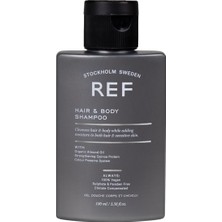 Rafta Ref Stockholm-Ref Hair & Body Shampoo 100 ml Nemlendirici Güçlendirici Saç ve Vücut Şampuanı