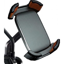 Rafta Motosiklet Telefon Tutucu, Dikiz Aynası Montajlı, 360°