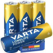 Rafta Varta Longlife Power 4 Aa Alkalin Kalem Pil