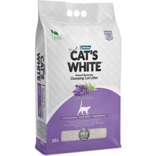 Rafta Cat's White Lavanta Kokulu Ince Taneli Kedi Kumu 10 Lt