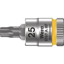 Rafta Wera 05003365001 8767 A Hf Torx Zyklop Uç, Tutma Fonksiyonlu 1/4 Inç Tahrikli, Sarı, Tx 25 x 28 mm