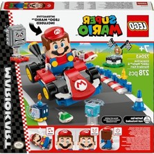 Rafta LEGO Super Mario: Mario Kart – Interaktif LEGO Mario ve Standard Kart 72043 – 7+ Için Figürlü Yaratıcı Oyuncak Yapım Seti (278P)