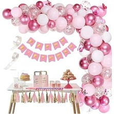 Rafta Çıtıpıtıstore Lüks Balon Folyo Balon Set, 548456484564