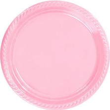 Rafta Roll-Up Pembe Plastik Tabak 22 cm 25LI