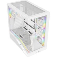 Rafta Rampage Reaper 750W 80 Plus Bronze Beyaz 4 * 12CM Argb Fan Atx Gaming Oyuncu Kasası