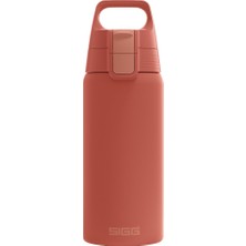 Rafta Sıgg - Yalıtımlı Içecek Şişesi – Shield Therm One Eco Red – Gazlı Içecekler Için Uygundur – Sızdırmaz, Bulaşık Makinesinde Yıkanabilir – Bpa Içermez –%90 Geri Dönüştürülmüş Paslanmaz Çelik – Kırmızı