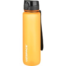 Rafta Uzspace Büyük Boy 28 cm 1000 ml 1 Litre Tritan Su Matarası 14 Renk Fiftyfifty Softtouch Turuncu
