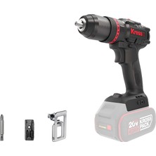 Rafta Kress KUC30.91 20VOLT Kömürsüz Profesyonel Şarjlı Darbeli Matkap (Akü Dahil Değildir)