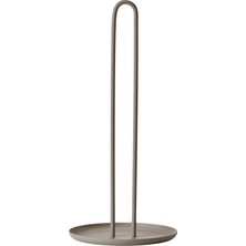 Rafta Zone Denmark Singles Kağıt Havlu Tutucu, Ayakta, Metal Kağıt Tutucu, Çap 14,5 Cm, Yükseklik 32 Cm, Boz Kahverengi