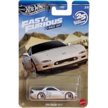Rafta Hot Wheels Fast & Furious 25 Yıl Race-Off 1995 Mazda Rx-7 JKX16 - HNR88
