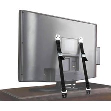 Rafta 15-75 Inç LCD Güvenlik Kemeri, 3,45 Kg, Ayarlanabilir Ekran Tutucular, Düz Ekran Monitörler Için Tutucular Seti