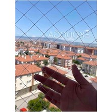Rafta 2,5x7 Metre Balkon Filesi, Kedi ve Kuş Koruma Ağı
