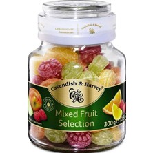 Rafta Cavendish & Harvey Mixed Fruit Hard Candy Drops/karışık Meyveli Şeker Cam Kavanoz 300 G