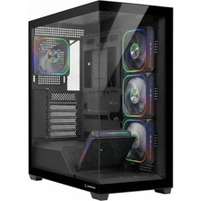 Rafta Rampage Sylon 850W 80 Plus Bronze Siyah 5 * 12CM Argb Fan Atx Mıd-T Gaming Oyuncu Kasası